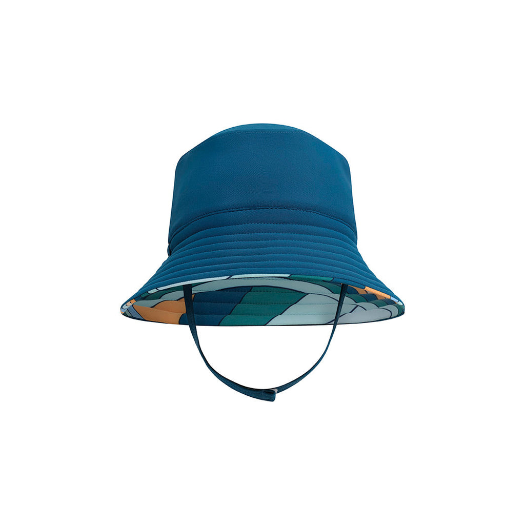  Infant Palm Waves Reversible Bucket Swim Hat