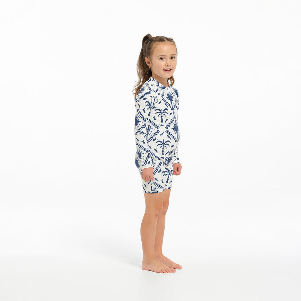  Infant Resort Palm Swim Zip Suit