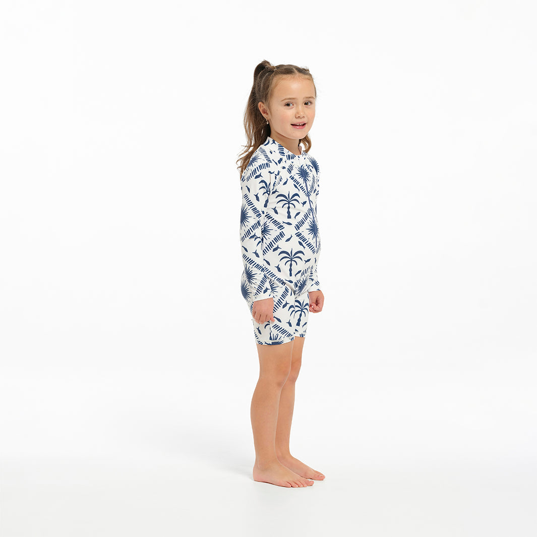  Infant Resort Palm Swim Zip Suit