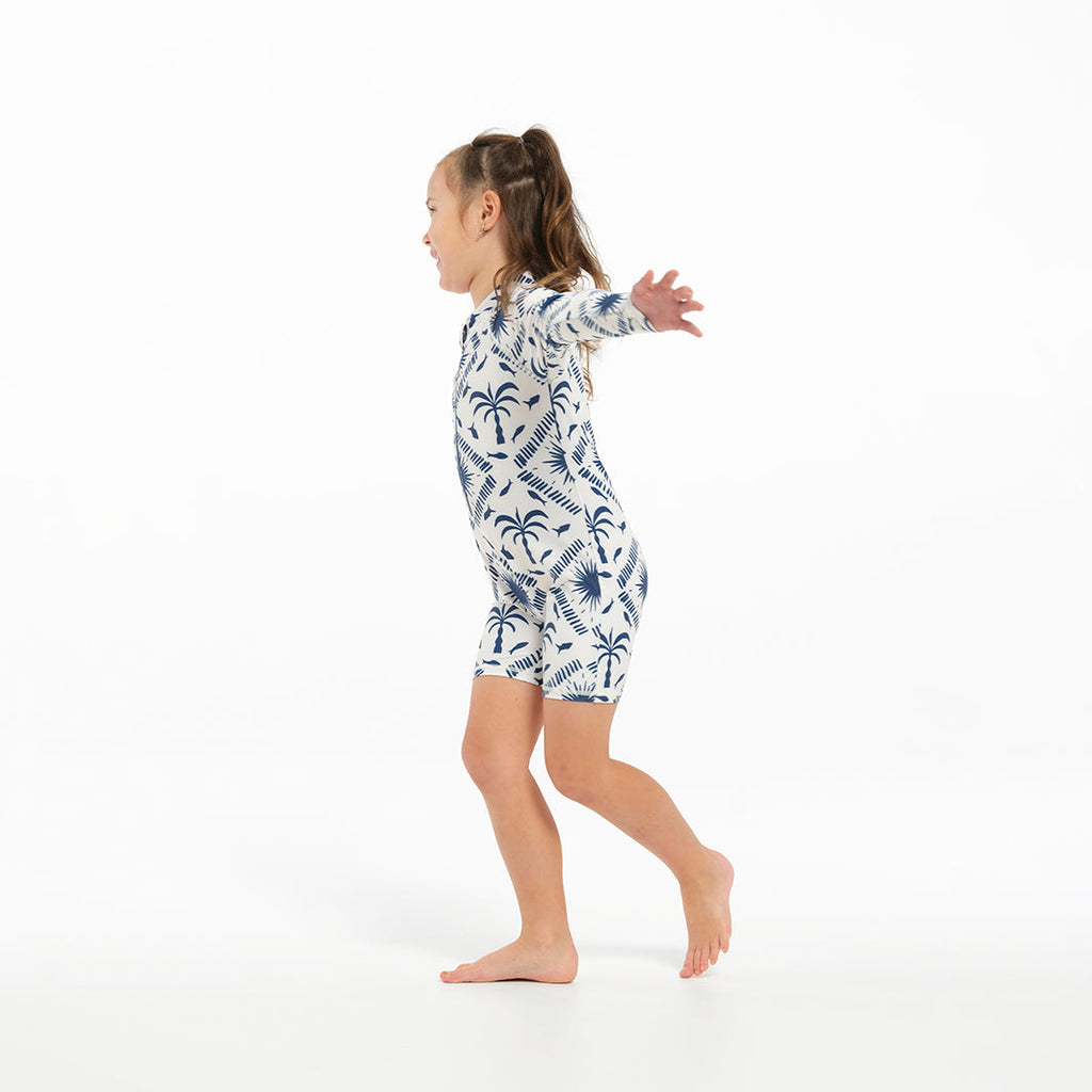  Infant Resort Palm Swim Zip Suit