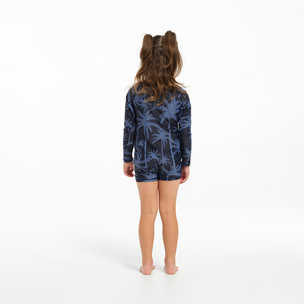  Infant Tropical Palm Swim Zip Suit