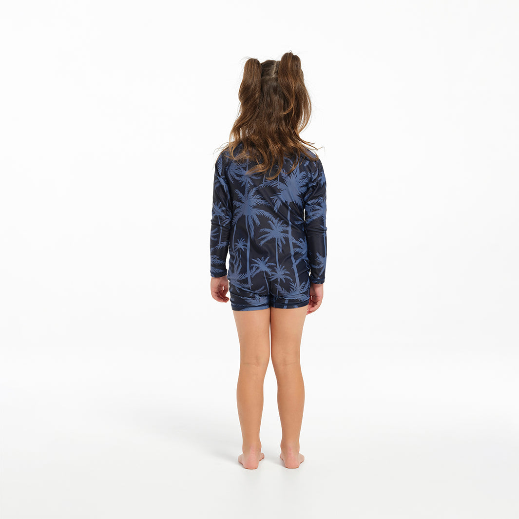  Infant Tropical Palm Swim Zip Suit