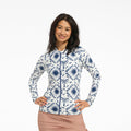  Womens Resort Palm LS Swim Jacket