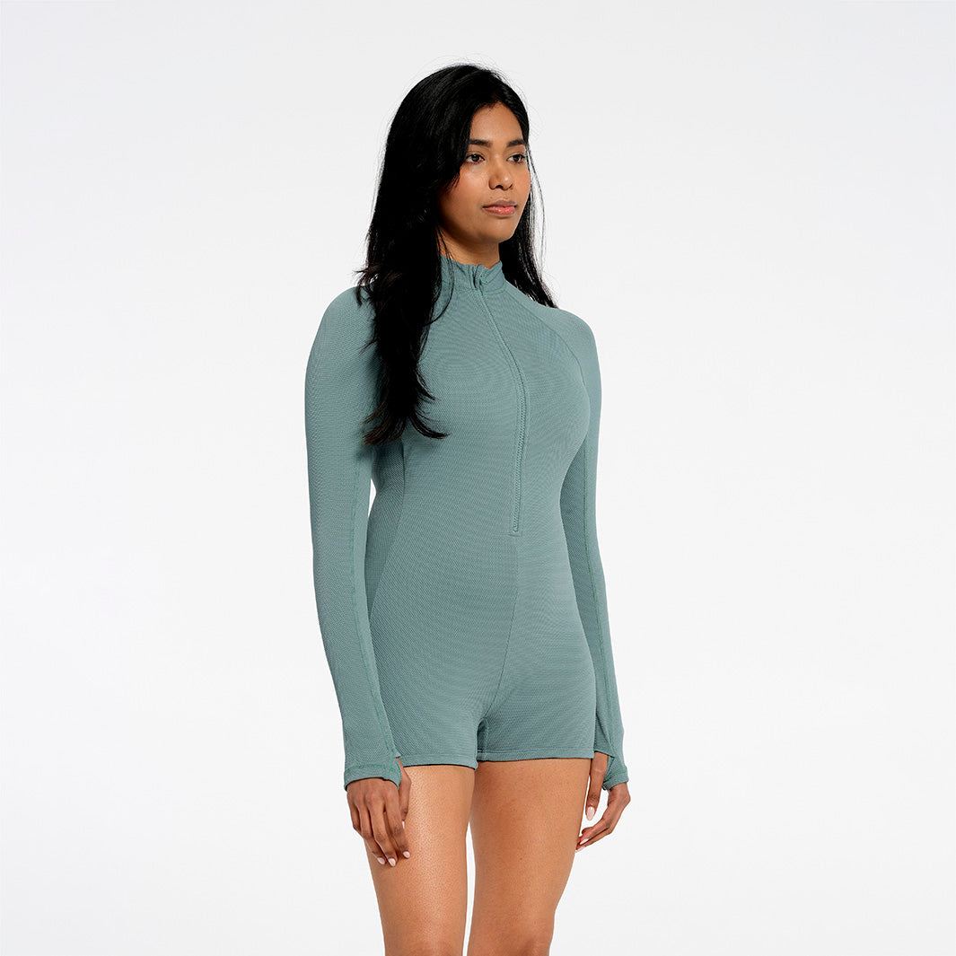  Womens Sea Mist Boyleg One Piece