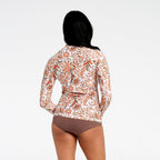  Womens Tropical LS Swim Jacket