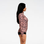  Womens Swirl LS Swim Jacket