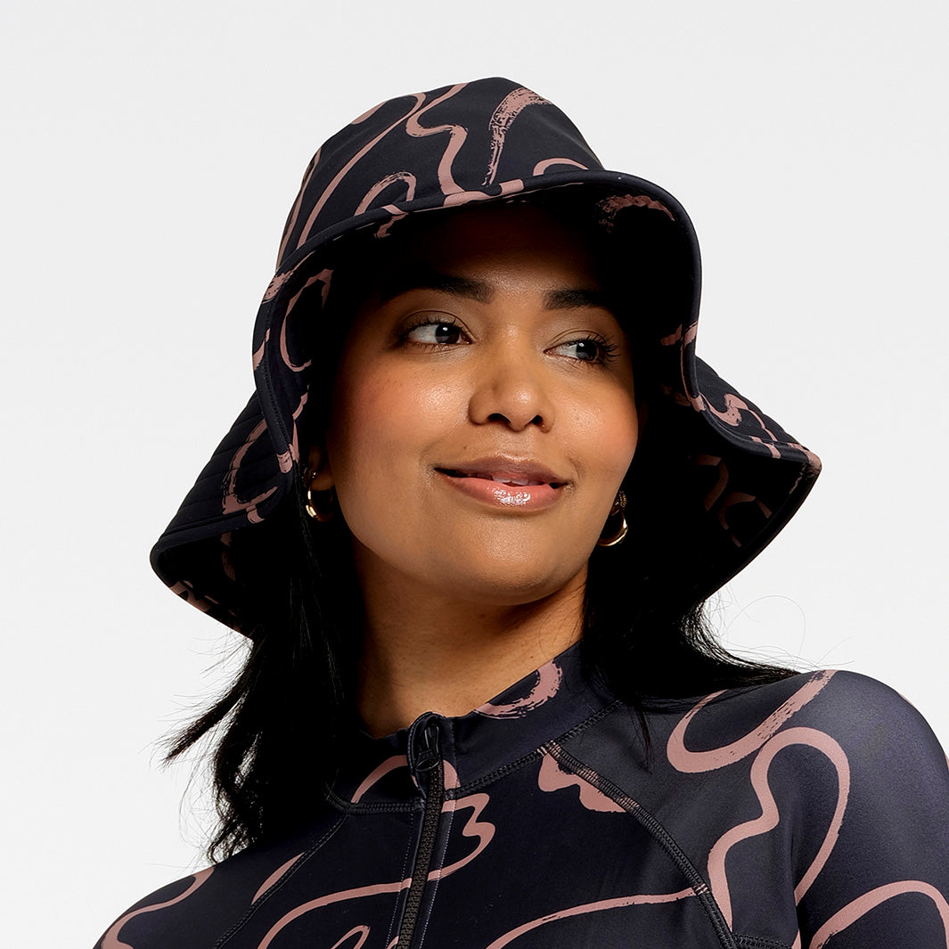  Womens Swirl Swim Hat