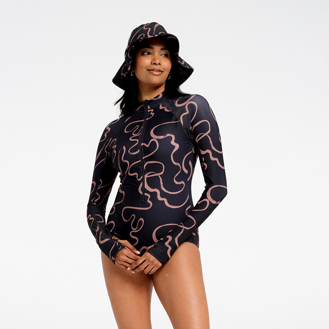  Womens Swirl Swim Hat