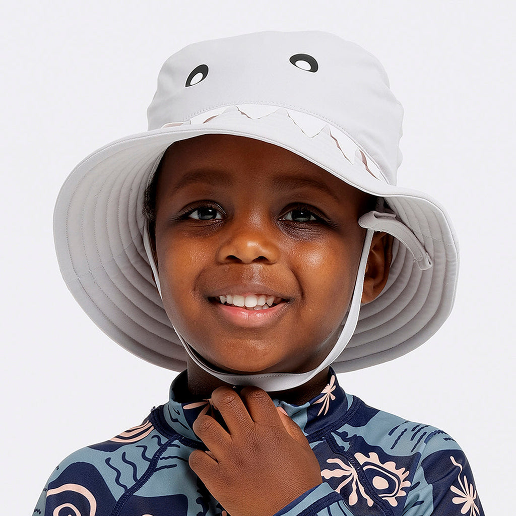 Toddler Shark Bucket Swim Hat