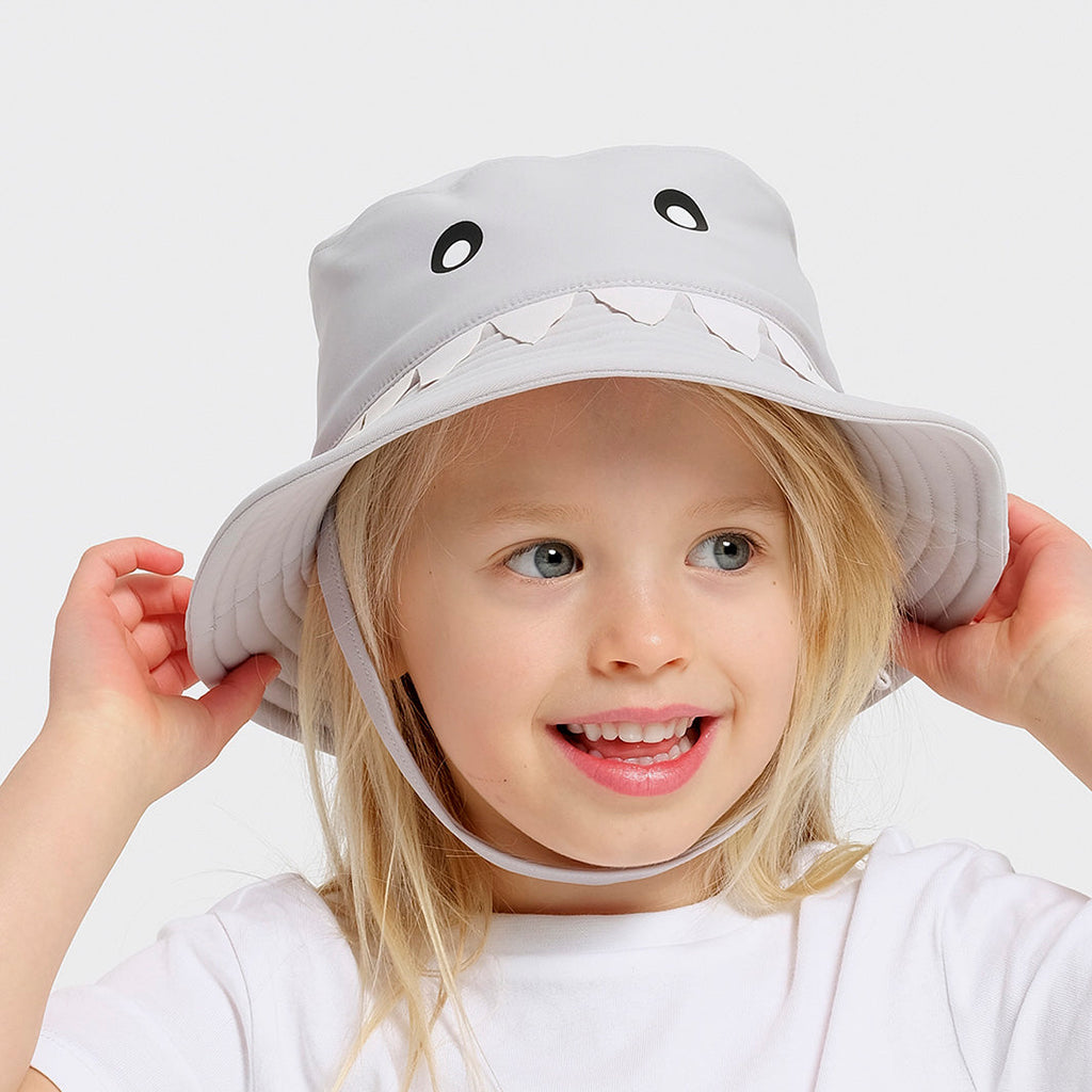 Toddler Shark Bucket Swim Hat