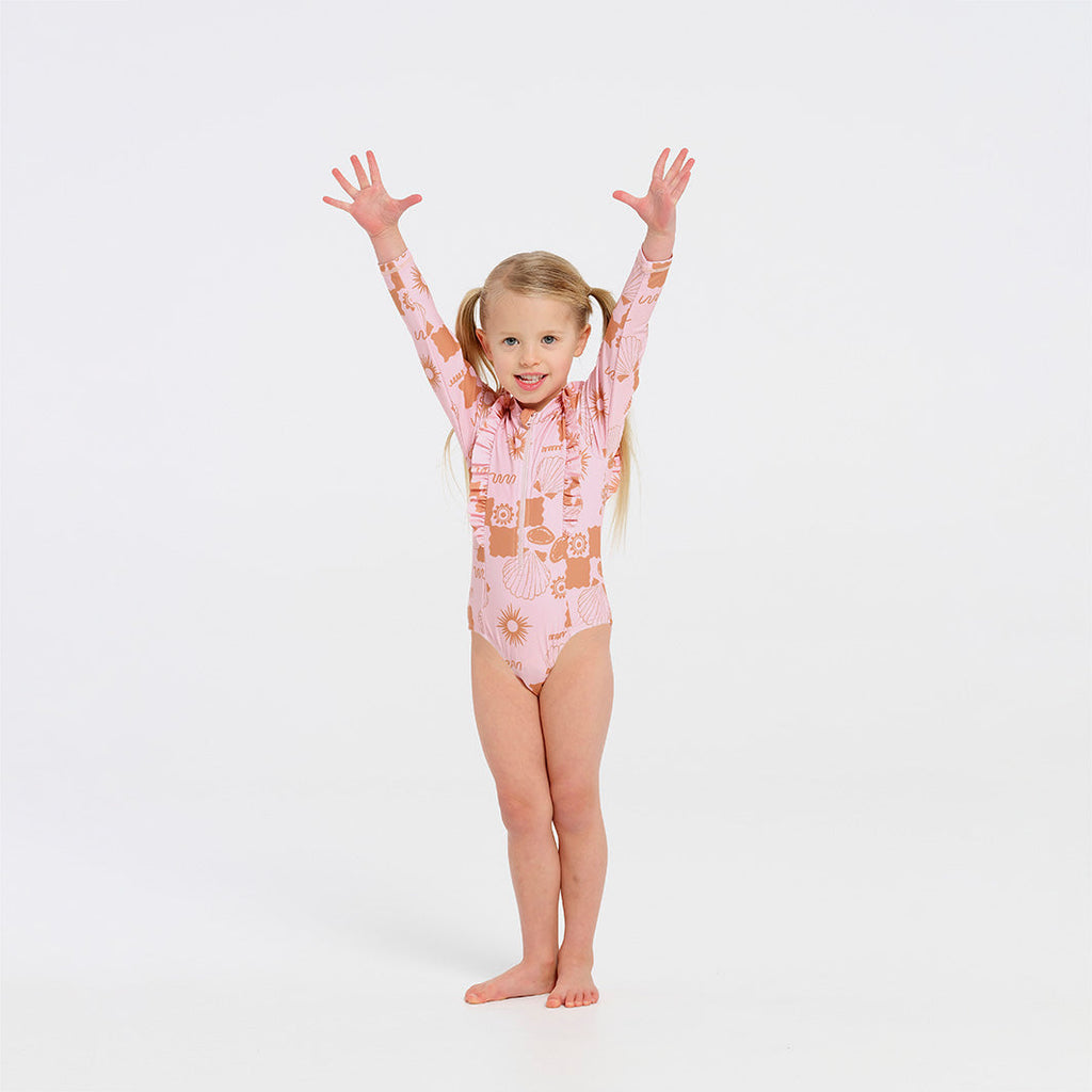  Toddler Summer Holiday LS Paddle Suit