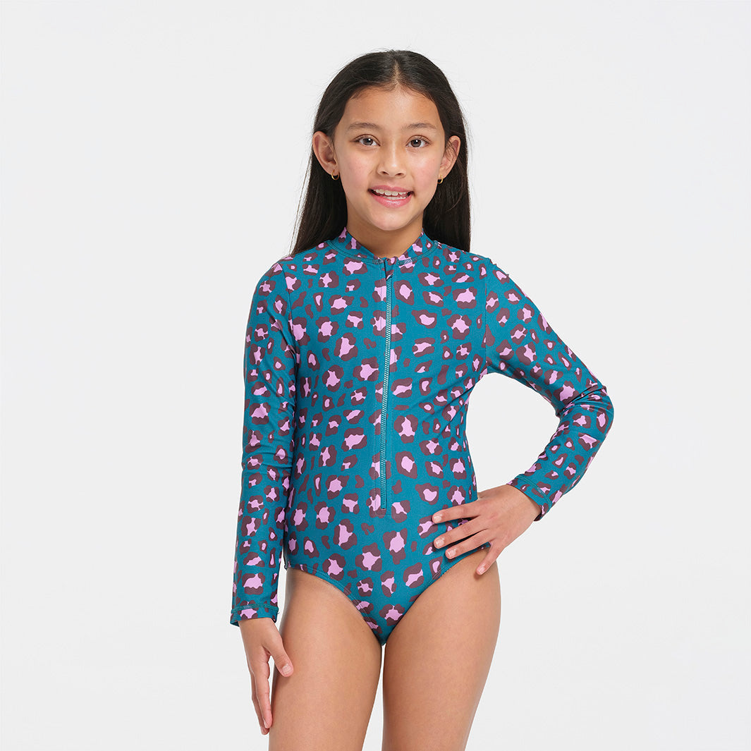  Kids Leopard LS Paddle Suit