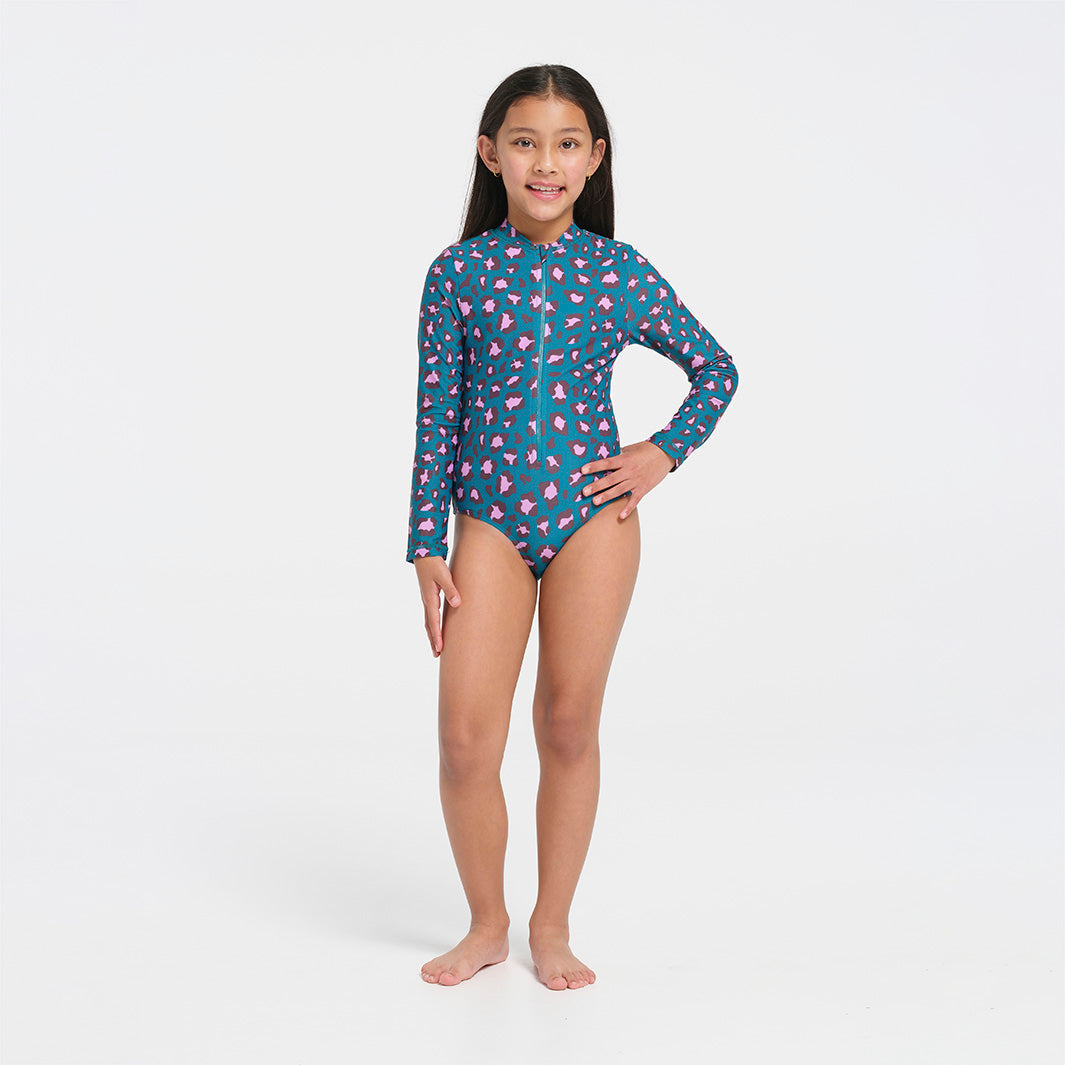  Kids Leopard LS Paddle Suit