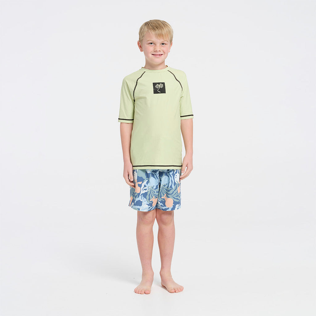  Kids Sea Breeze SS Rashie