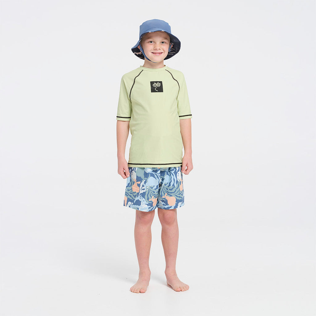  Kids Sea Breeze SS Rashie