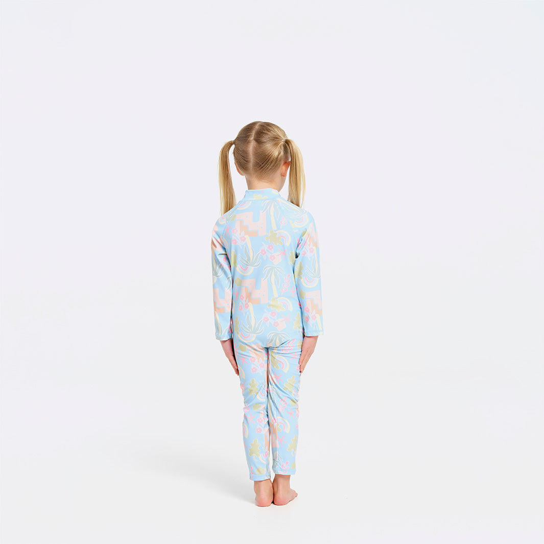  Toddler Seaside Swim Zip Suit