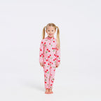  Toddler Cherry Swim Zip Suit