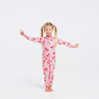  Toddler Cherry Swim Zip Suit