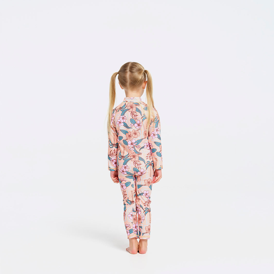  Toddler Paradise Swim Zip Suit