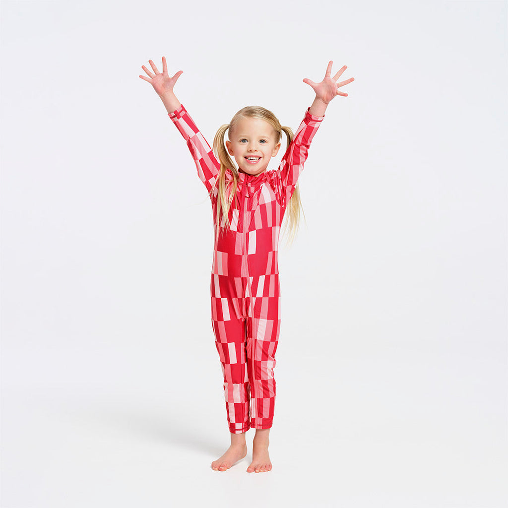  Toddler Scarlett Swim Zip Suit