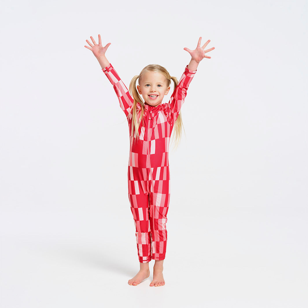  Toddler Scarlett Swim Zip Suit