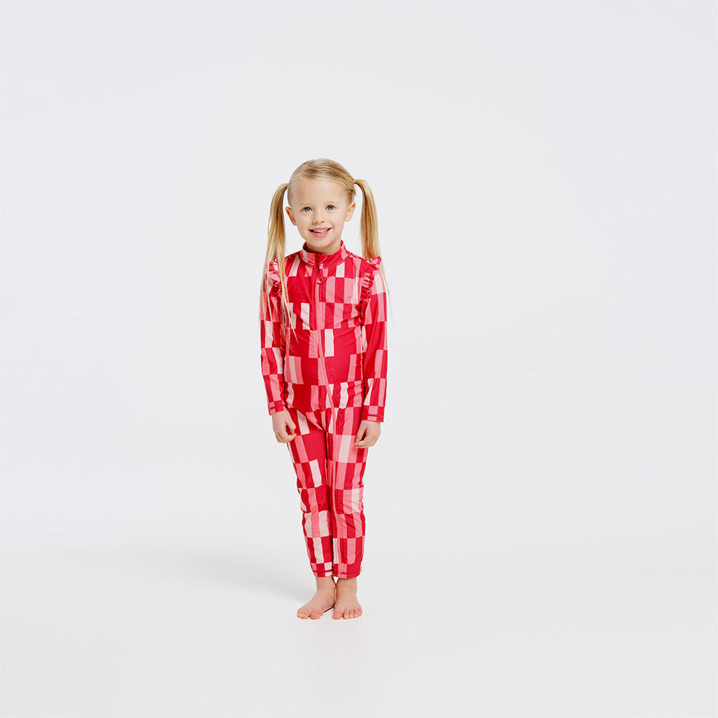  Toddler Scarlett Swim Zip Suit