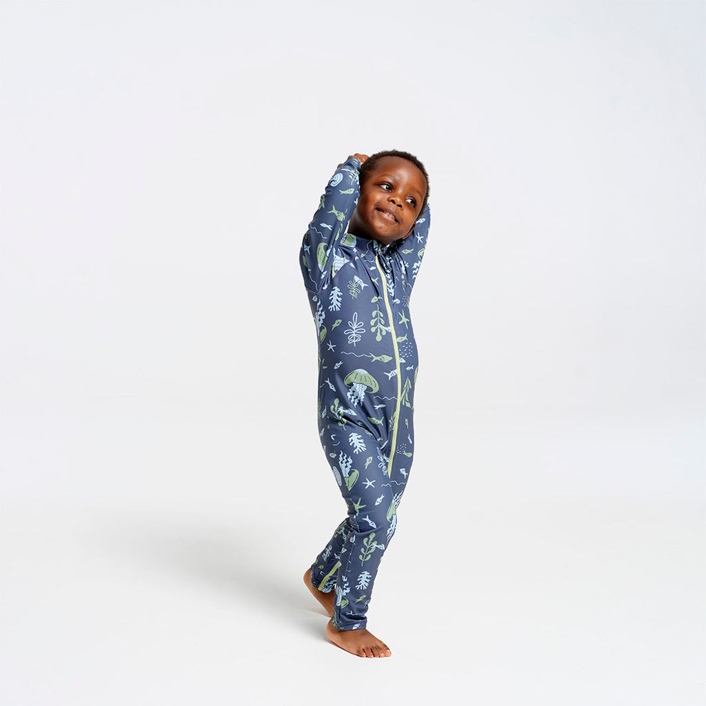  Toddler Deep Sea Swim Zip Suit