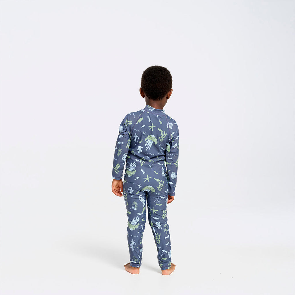  Toddler Deep Sea Swim Zip Suit