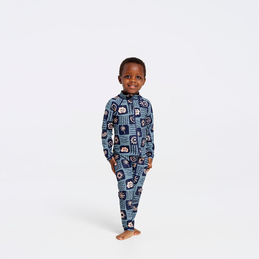  Toddler Shell Swim Zip Suit