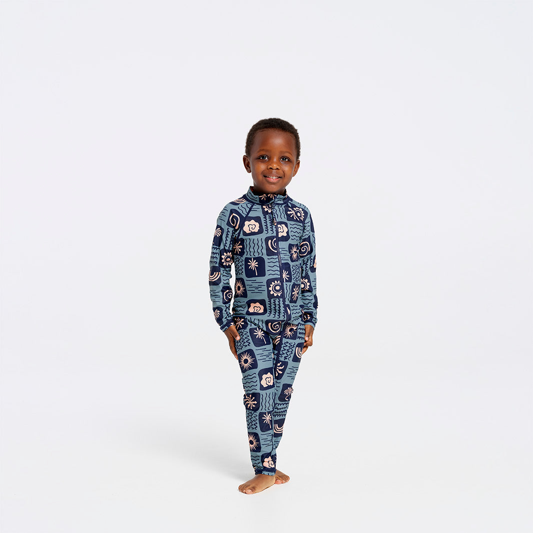  Toddler Shell Swim Zip Suit
