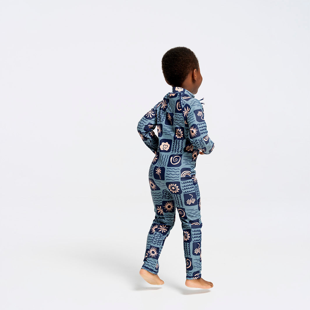  Toddler Shell Swim Zip Suit