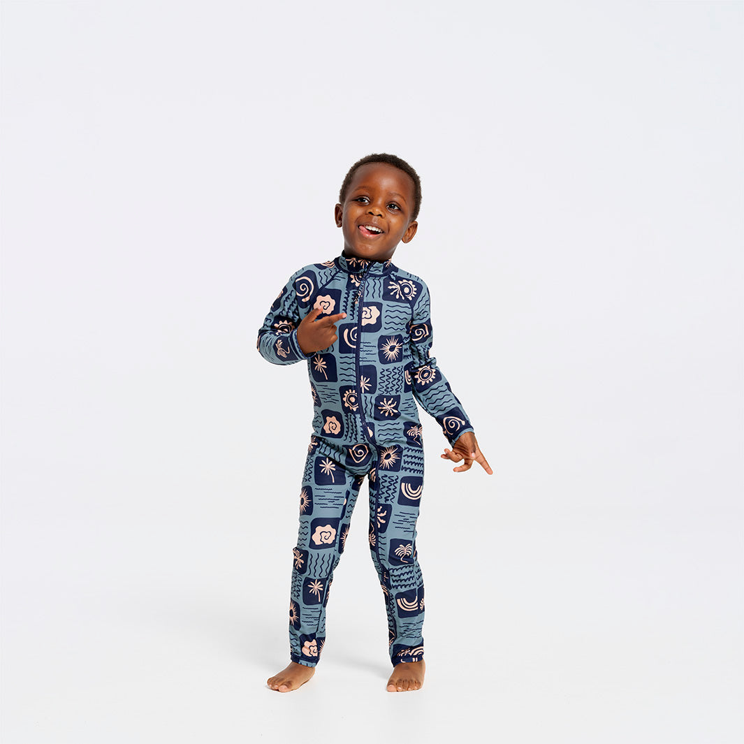  Toddler Shell Swim Zip Suit