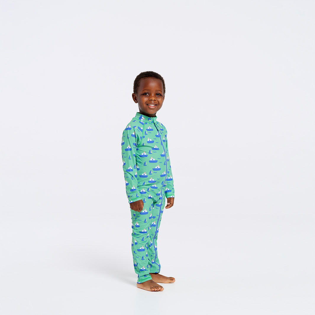  Toddler Boat Swim Zip Suit