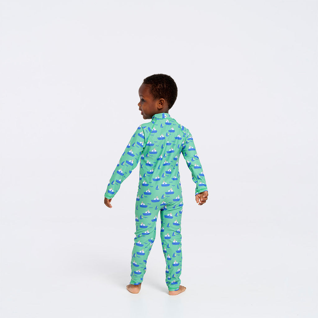  Toddler Boat Swim Zip Suit