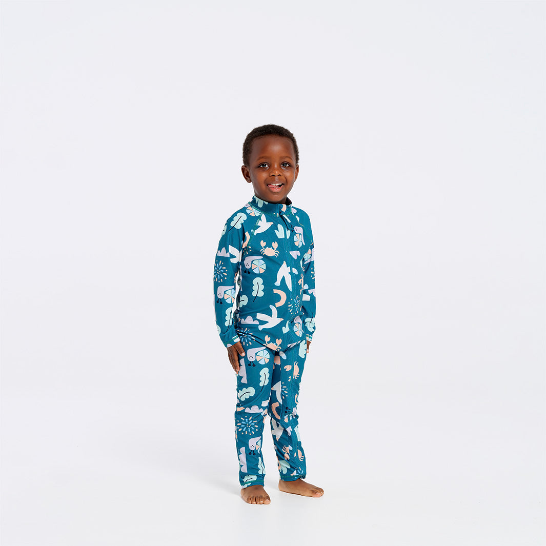  Toddler Gull Swim Zip Suit