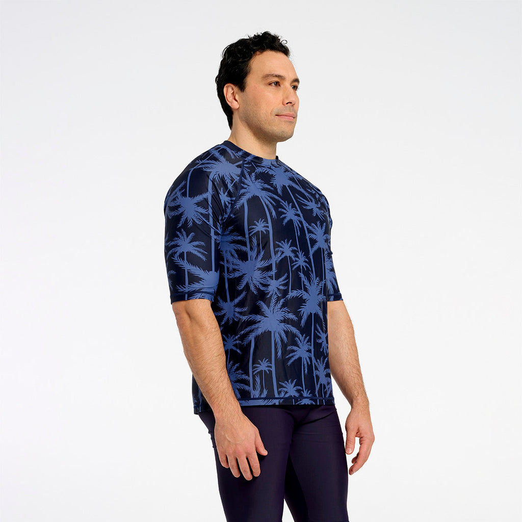  Mens Tropical Palm SS Rashie