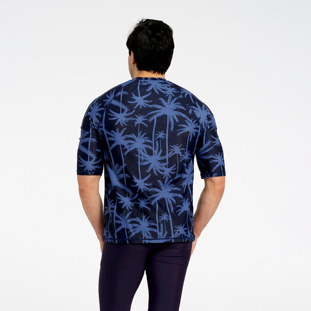  Mens Tropical Palm SS Rashie