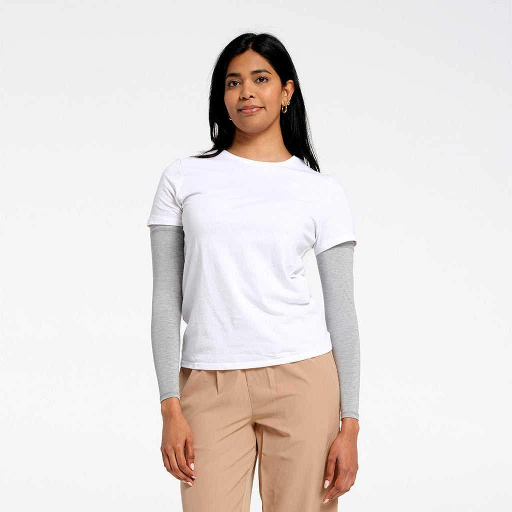  Active UV Sleeve Set - Light Grey Marle