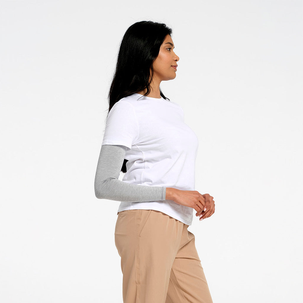  Active UV Sleeve Set - Light Grey Marle