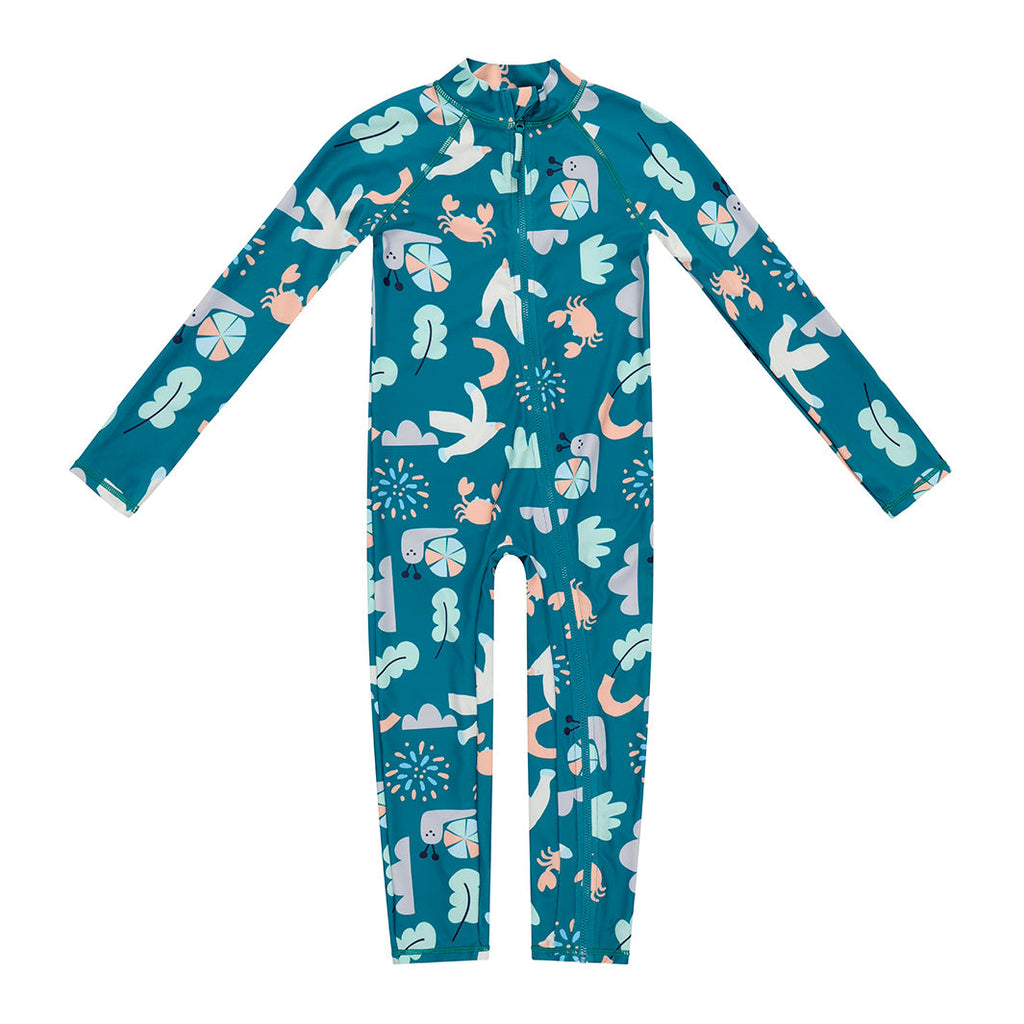  Toddler Gull Swim Zip Suit