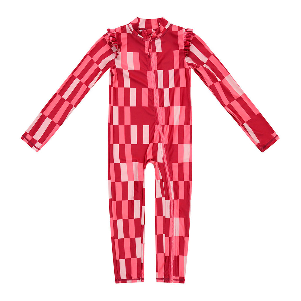  Toddler Scarlett Swim Zip Suit