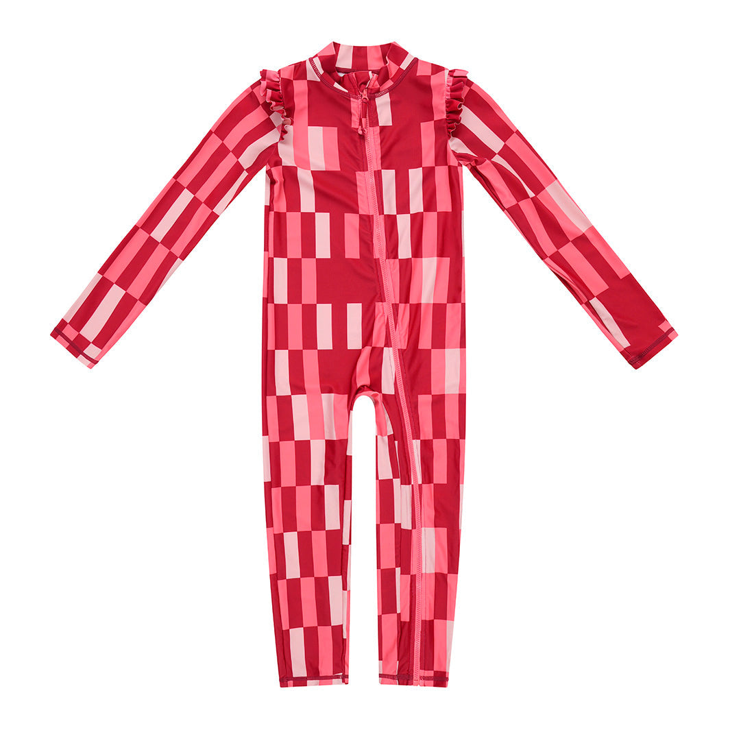  Toddler Scarlett Swim Zip Suit