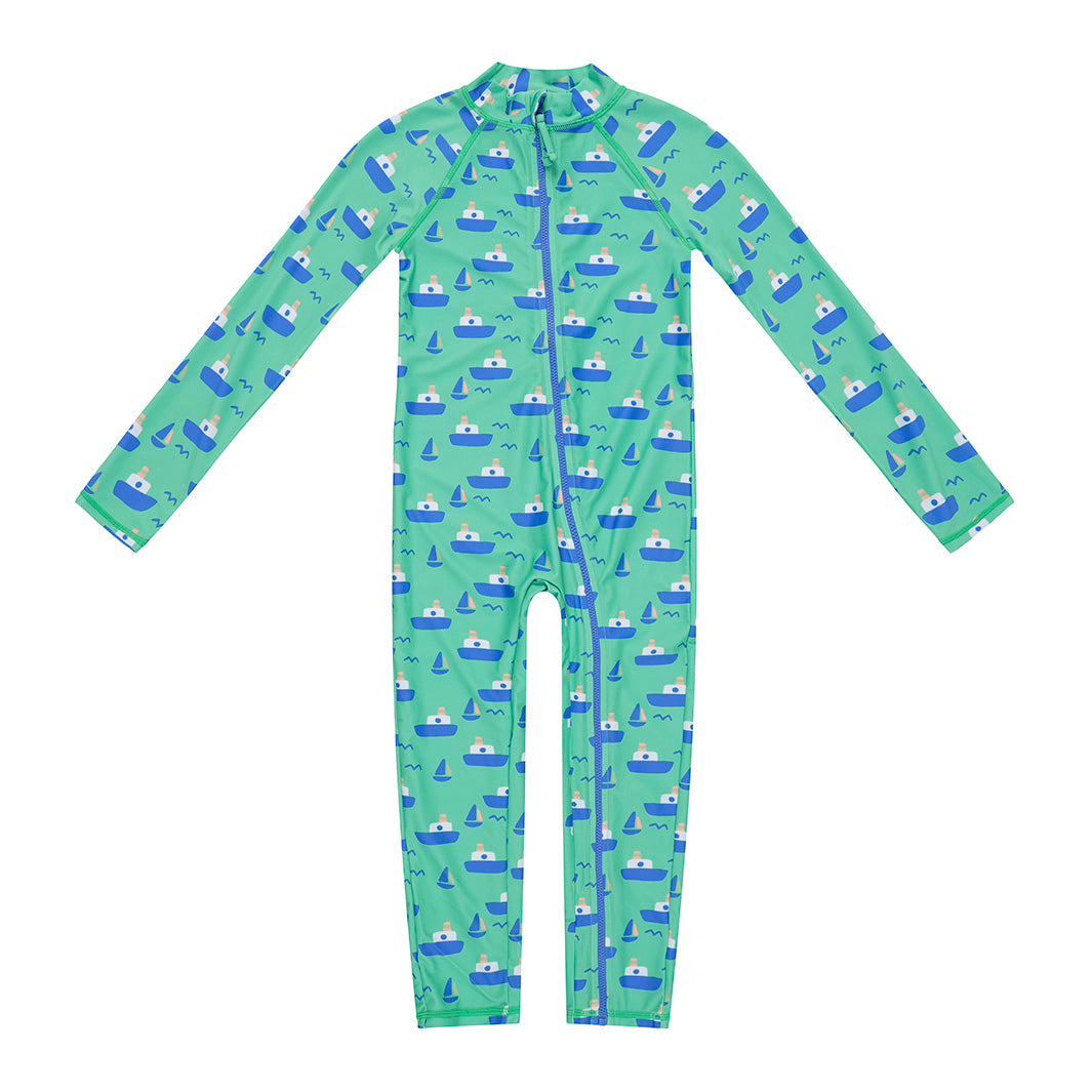  Toddler Boat Swim Zip Suit