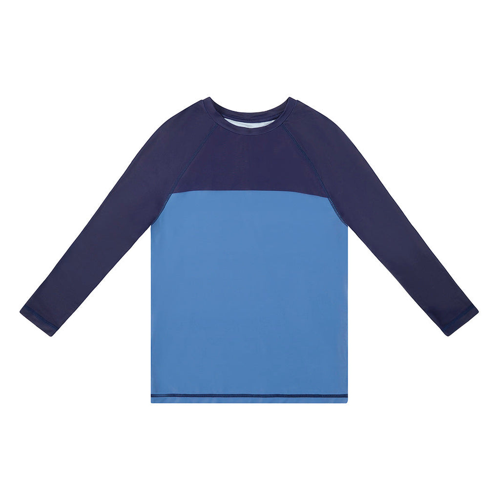  Kids Deep Blue LS Rashie