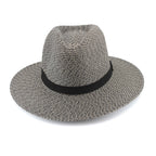  Outback Lightweight Fedora Hat - Grey/Black