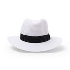  Café Fedora Hat - White