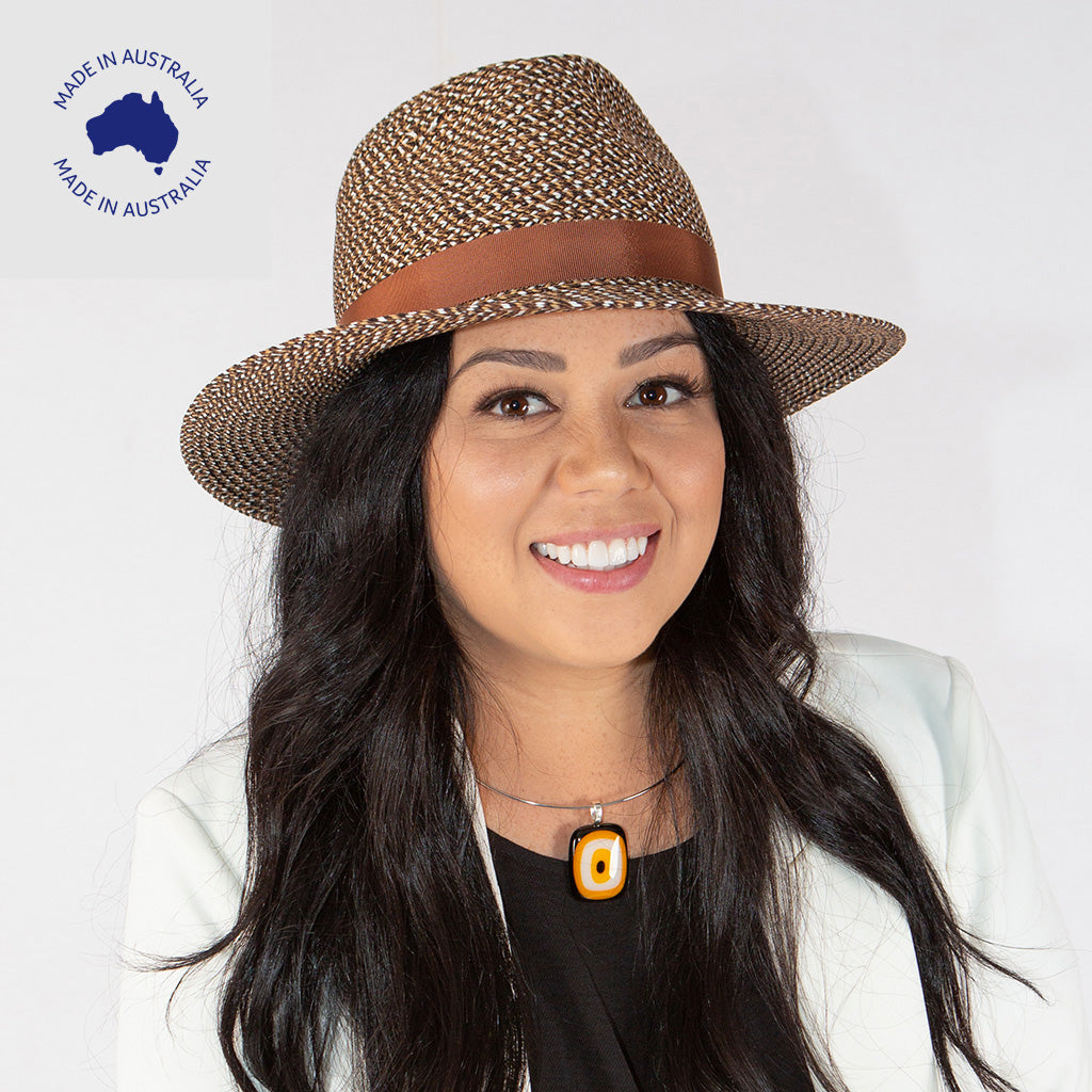  Rowan Fedora Hat - Brown