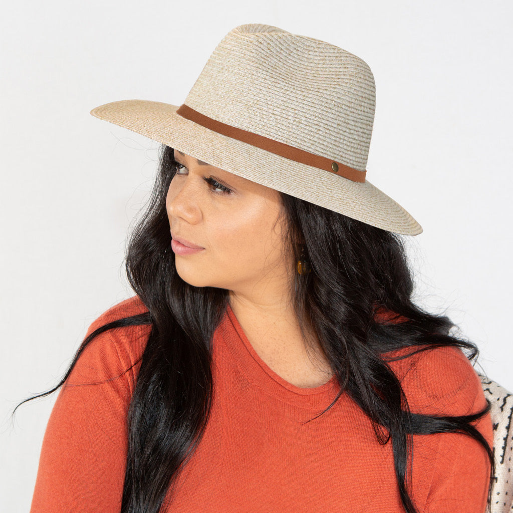  Shauna Fedora Hat - Natural