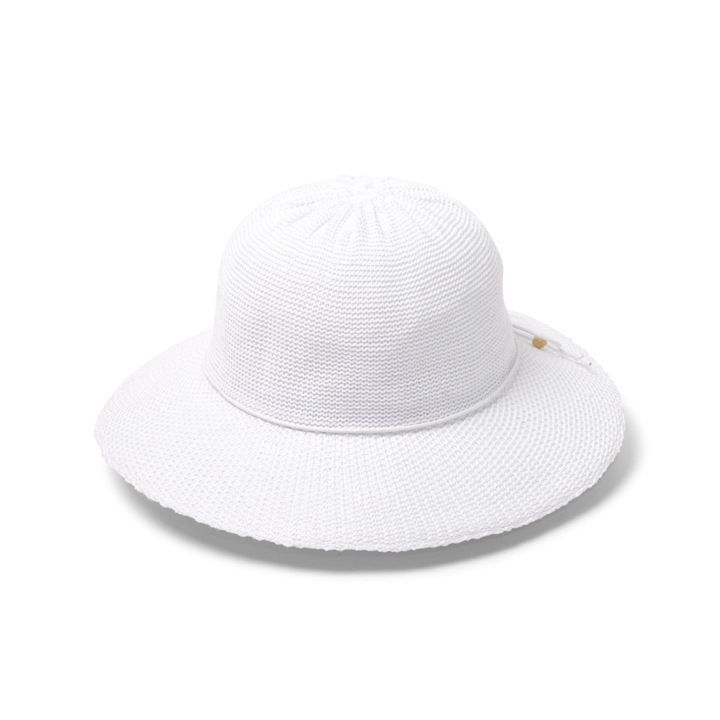  Juanita Capeline Hat - White