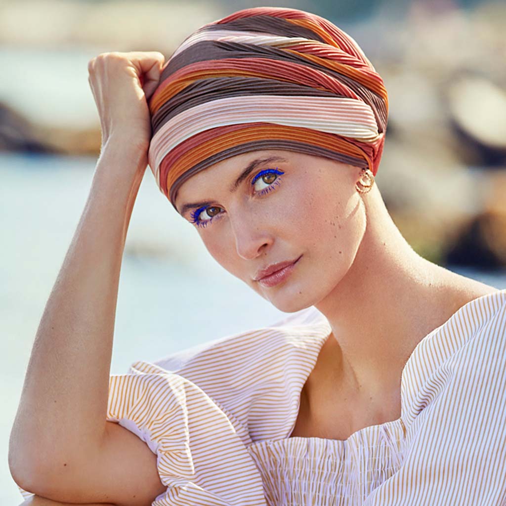 Christine Viva Luna Turban - Summer Stripes